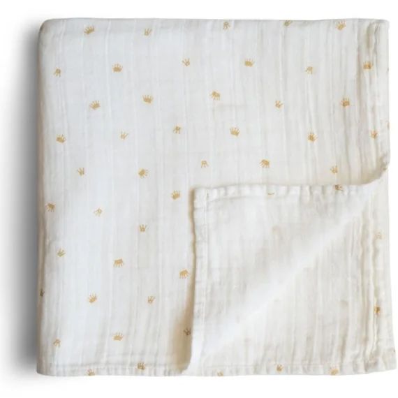 Maxi lange en coton bio Couronne (120 x 120 cm)