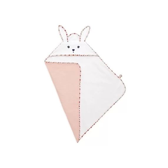 Cape de bain coquelicot K&rsquo;doux (75 x 75 cm)