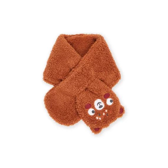 Echarpe Ç Animation Ours. – Marron