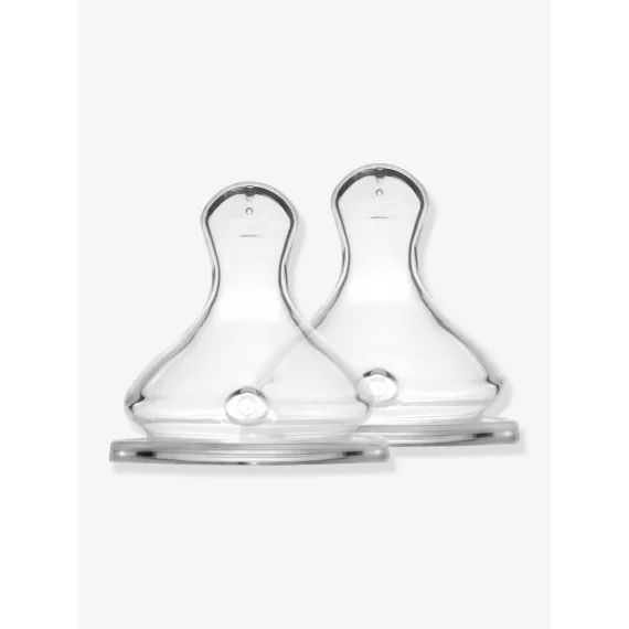 Lot de 2 tétines ELHEE débit lent (S) multicolore