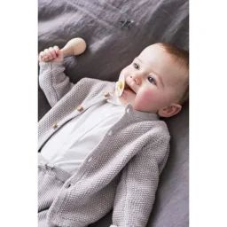 Mix & Match cardigan tricot BIO gris