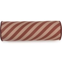 Coussin cylindrique Majestic Marsala Taupe