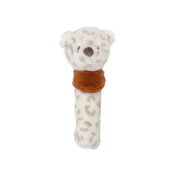 Hochet peluche Jungo Léopard des neiges Boris & Jungo (16 cm)