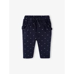 Pantalon molleton bébé fille marine