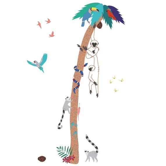 Sticker géant palmier Into the jungle