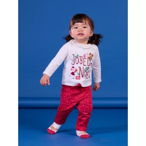 Pantalon À Imprimé Fantaisie – Rouge