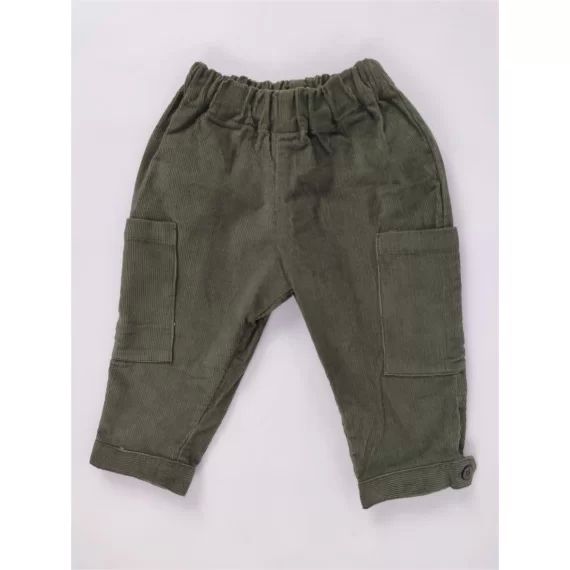 Pantalon velours vert Fille ou Garçon 6 mois