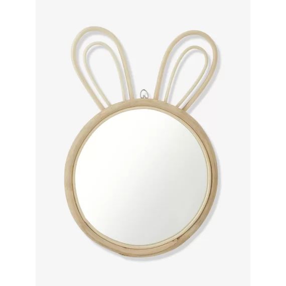 Miroir rotin Lapin rotin