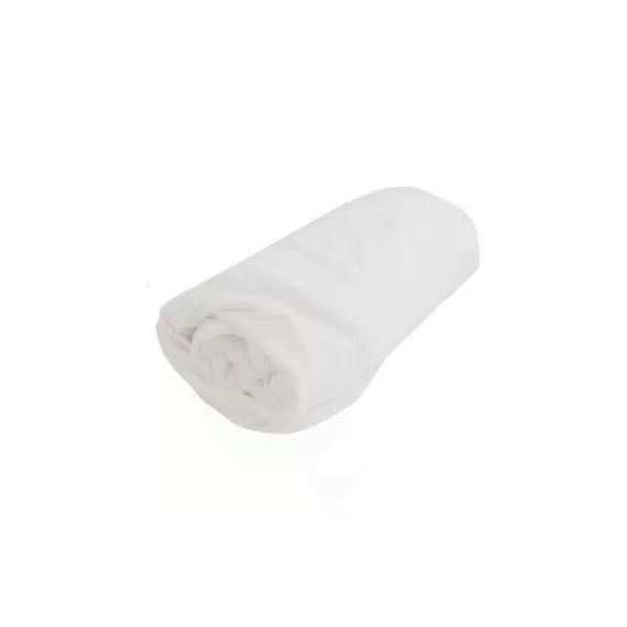 Drap Housse Tout En 1 Uni – Jersey – Imperméable – Blanc – 50 X 100 Cm – Domiva Blanc