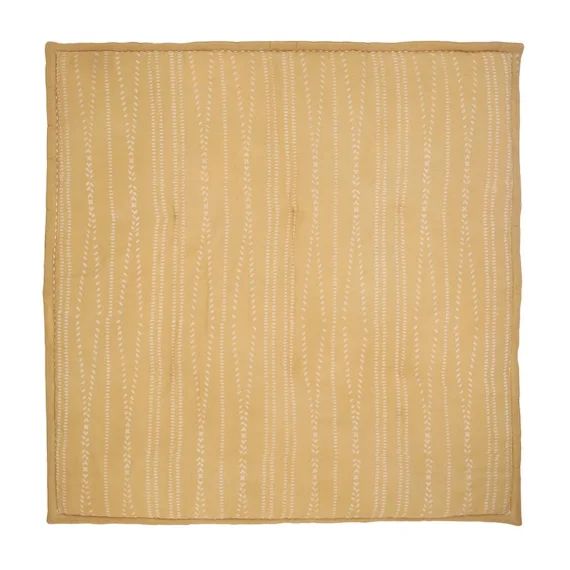 Tapis De Repos Bébé Coton Imprimé Bohème Nepo Ocre Caramel