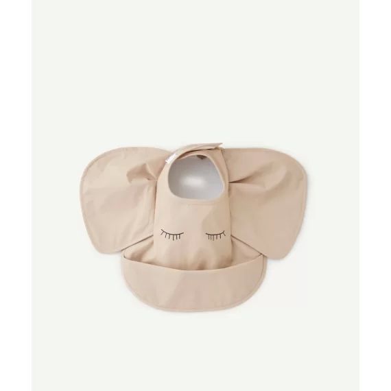 Bavoir rose poudré avec oreilles éléphant –  – Soldes