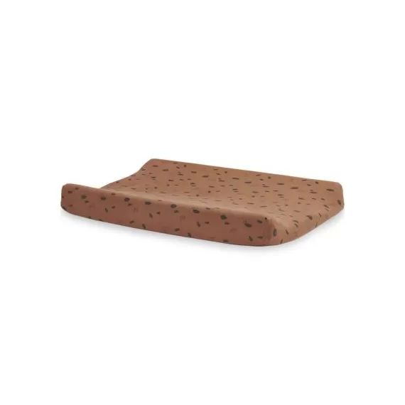 Housse de matelas à langer Spot caramel (50 x 70 cm)