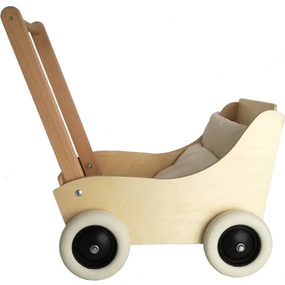 Landau pour poupée en bois