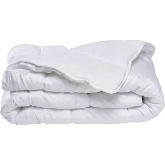 Couette Enfant Pour Parure Caradou® – Chaleur Temperée – 90x190cm – Bleu Calin Blanc