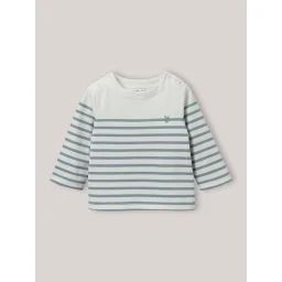 Marinière En Coton Biologique Rayure Marine/ecru