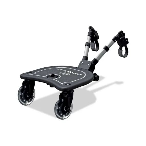 Buggy Board Scooter Pour Poussette Noir