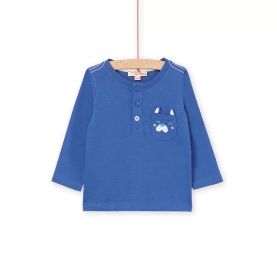 T-shirt À Manches Longues – Bleu
