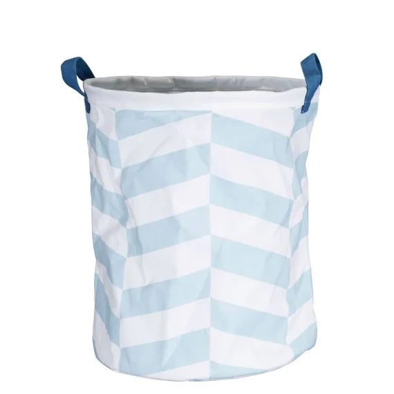 Panière De Rangement En Tissu Bleu