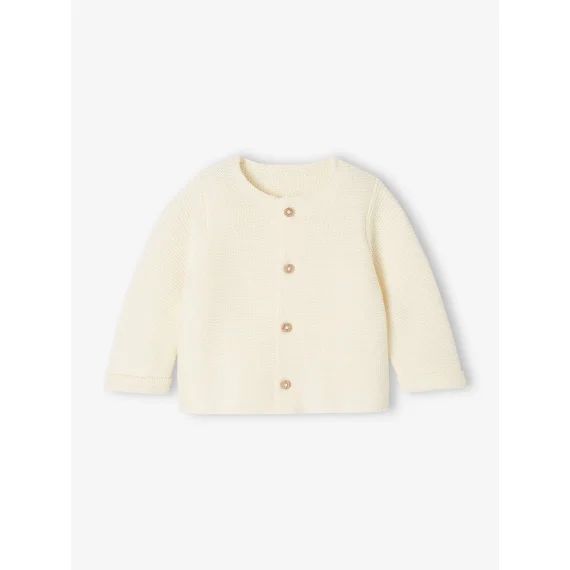 Cardigan Basics 100% Coton écru
