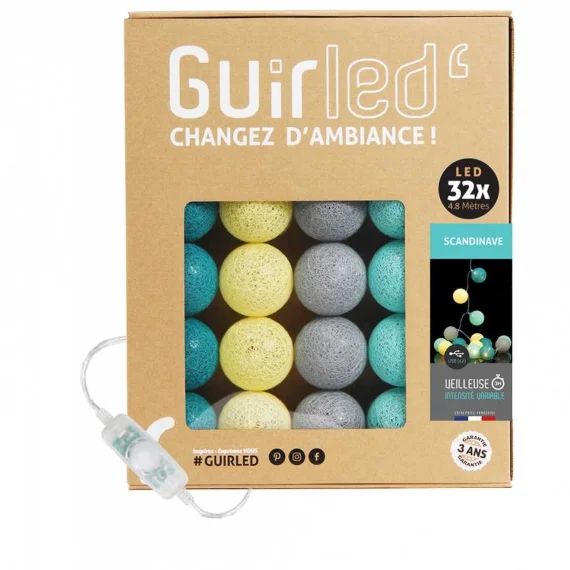 Guirlande Boule Lumineuse Led Usb Veilleuse 2h Scandinave