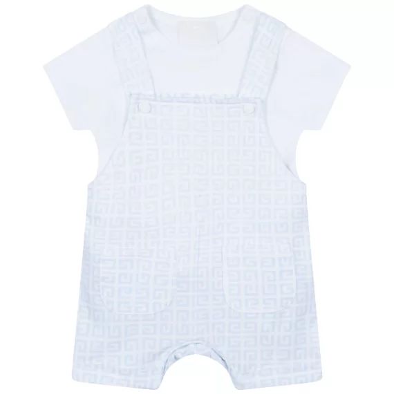 Ensemble salopette et T-shirt UNISEXE Bleu