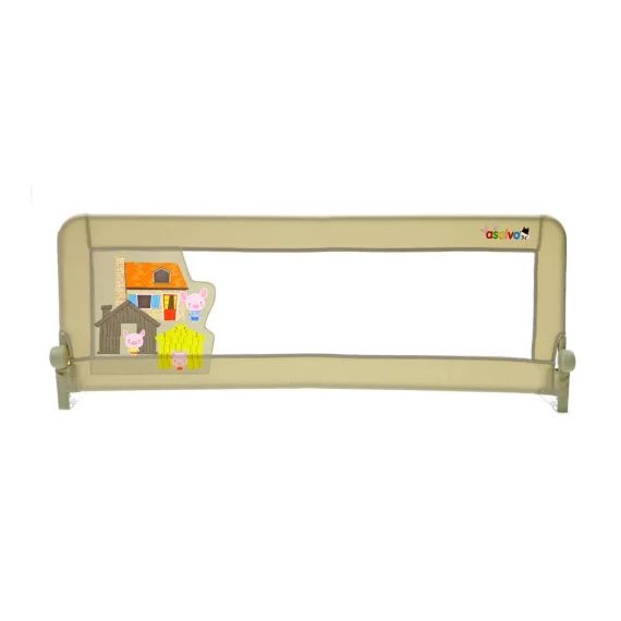 Barrière De Lit Filet 2 En 1 Beige