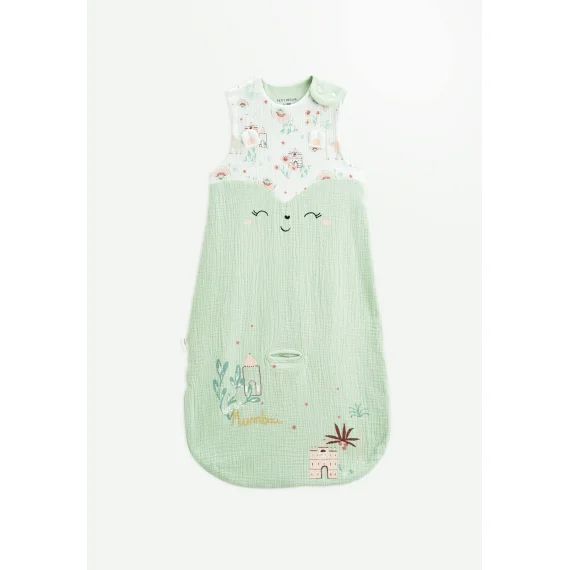 Gigoteuse D&rsquo;été En Gaze De Coton Arya Vert