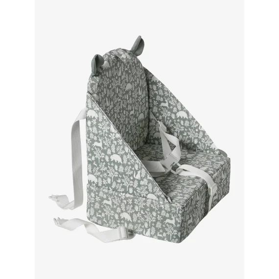 Rehausseur de chaise bleu grisé