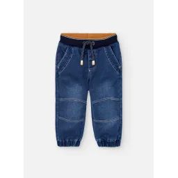 Jeans Maille Bleu