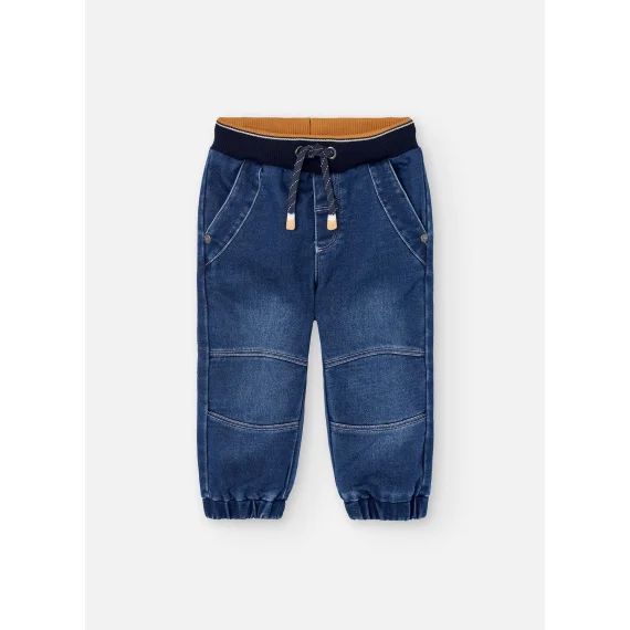 Jeans Maille Bleu