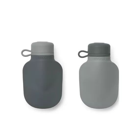 Lot de 2 gourdes réutilisables Silvia Blue mix (170 ml)
