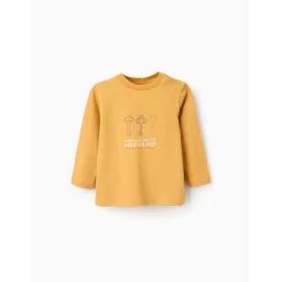 T-shirt À Manches Longues Jaune
