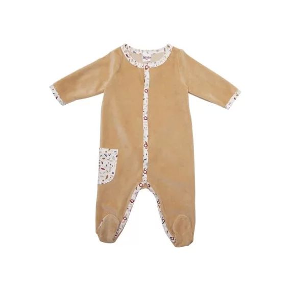 Pyjama en velours Portofino (3 mois)