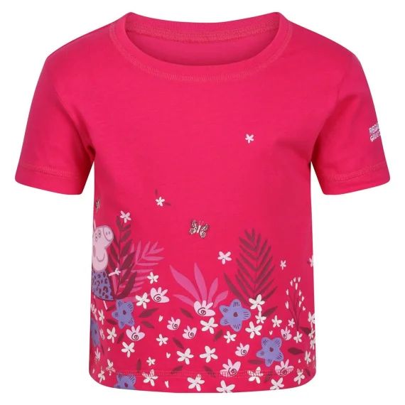 T-shirt Coton Bio Peppa Pig Rose Bonbon