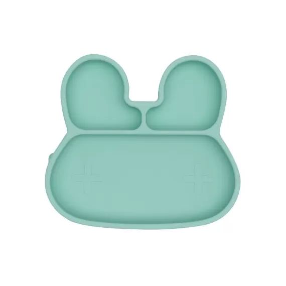 Assiette à compartiments lapin mint