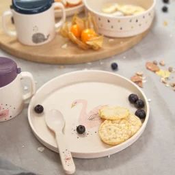 Assiette plate cygne Little Water
