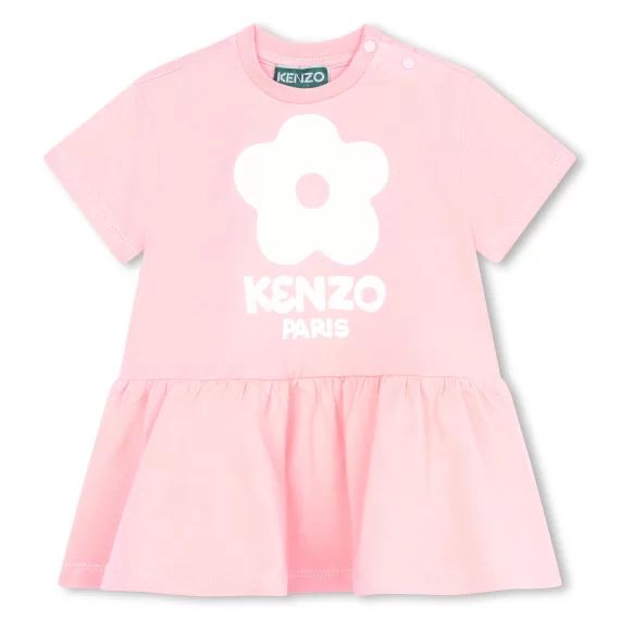 Robe manches courtes en coton Fille