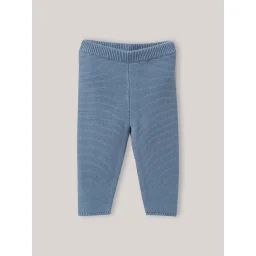 Legging En Coton Biologique Bleu Porcelaine