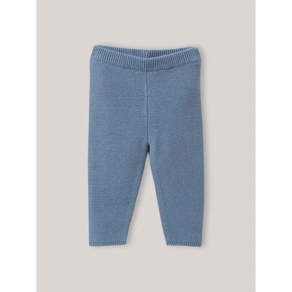 Legging En Coton Biologique Bleu Porcelaine