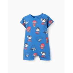 Pyjama-combishort En Coton Dc Comics Bleu