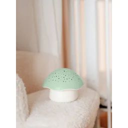 Veilleuse Musicale Et Projecteur D’étoiles Pabobo Champignon Vert Sauge