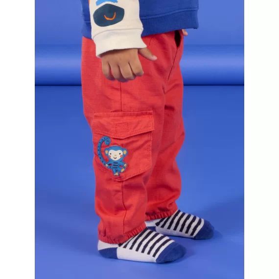 Pantalon Cargo – Rouge