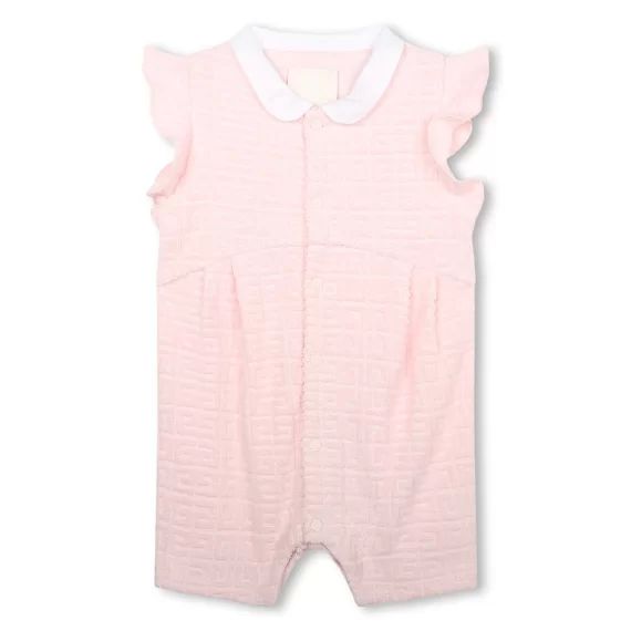 Combinaison en éponge coton UNISEXE Rose