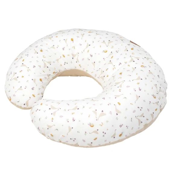 Coussin D&rsquo;allaitement Ergonomique + Housse Sidonia Beige, Sidonia