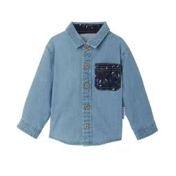 Chemise Garçon Groovy Bleu