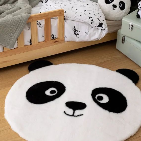 Tapis Enfant – Andy Noir Et Blanc