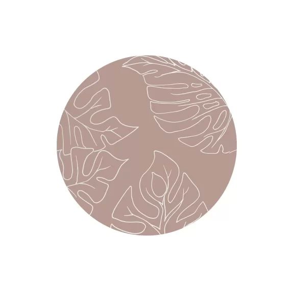 Tapis rond multifonctionnel Jungle
