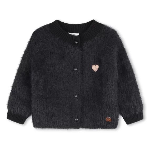 Cardigan en tricot Fille Violet