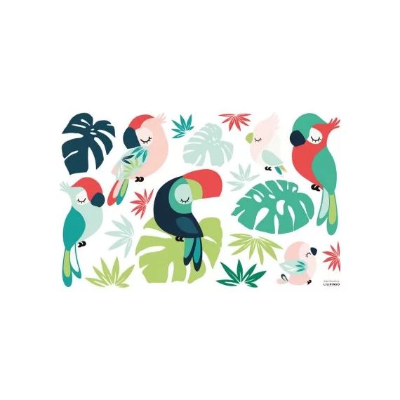 Planche de stickers M Tropica (64 x 90 cm)