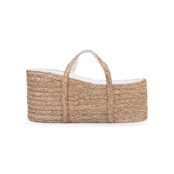 Couffin Moïse en jonc de mer naturel et matelas